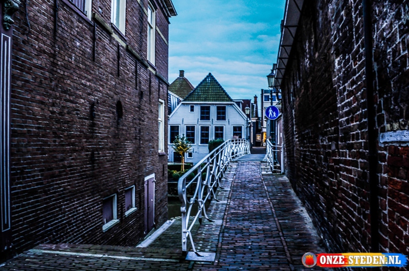 Um beco histórico em Appingedam