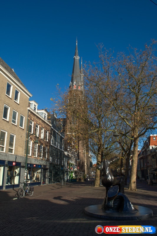 Il Beestenmarkt a Delft