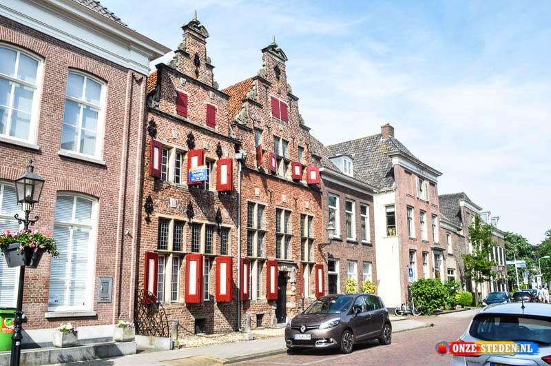Monumental buildings Koepoortstraat Doesburg from the year 1649