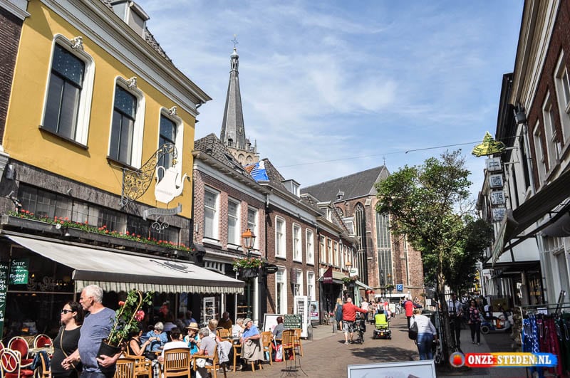 The Kerkstraat in Doesburg