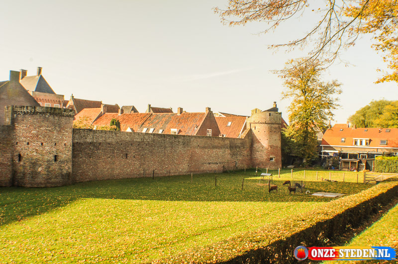 La muralla de la ciudad de Elburg