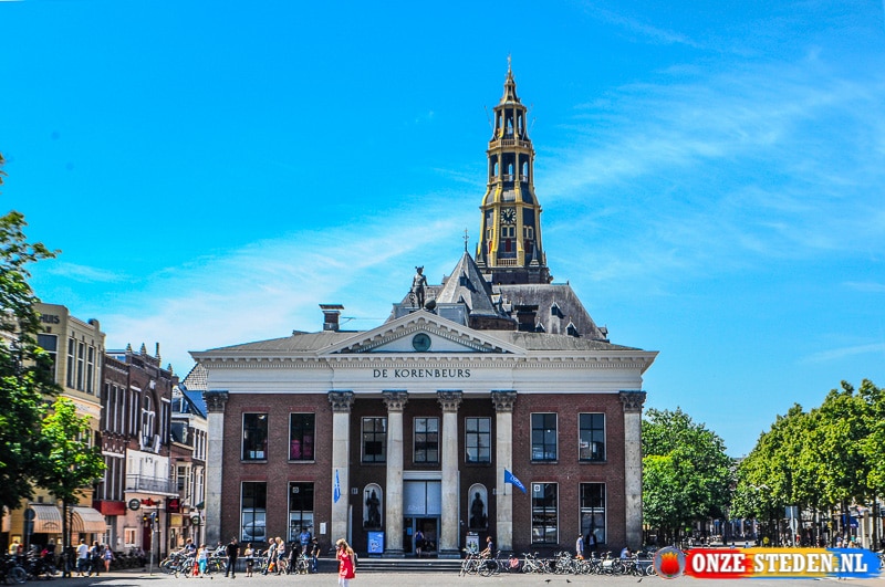 O Grote Markt em Groningen