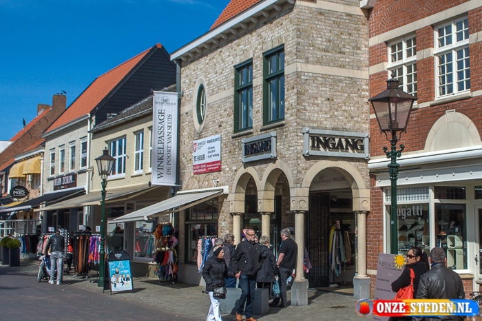 The Nieuwstraat in Sluis