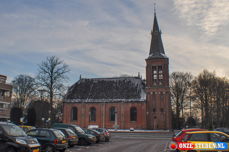 Het Kerkplein in Veendam