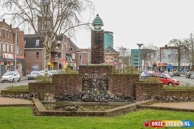 The Mayor Schöneveld Fountain in Winschoten