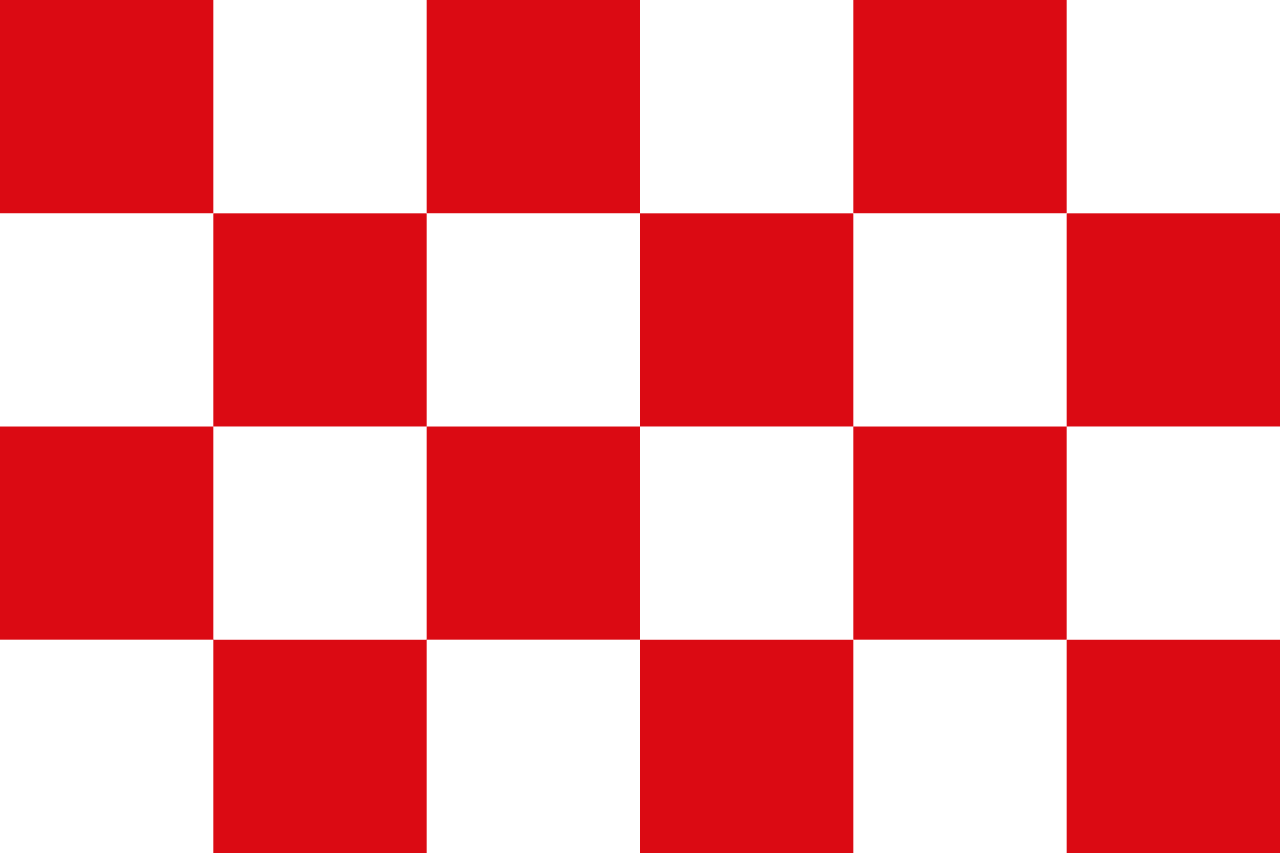 Provincia di bandiera del Brabante Settentrionale