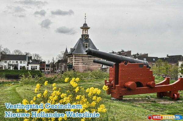 Cidade fortificada de Gorinchem, nova linha de água holandesa